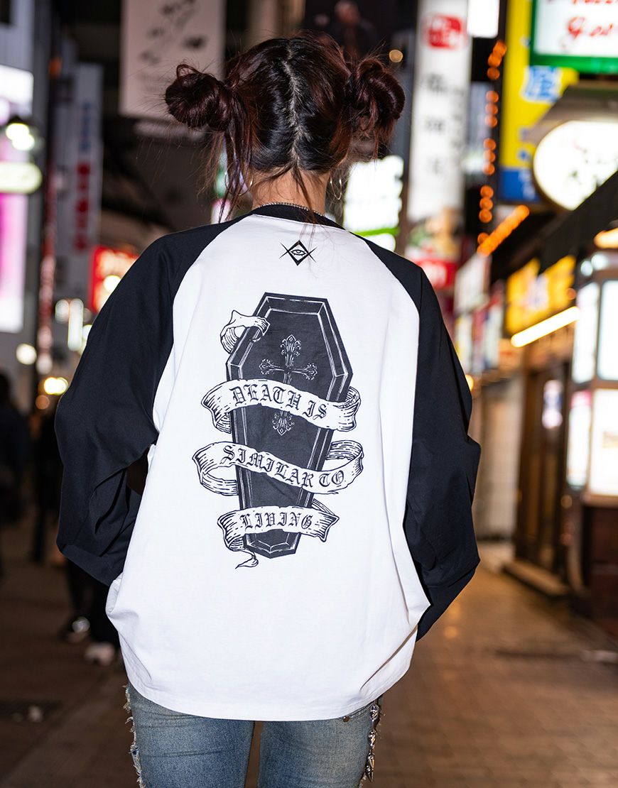 REFLEM【レフレム】ラグランピアスロンT/全2色