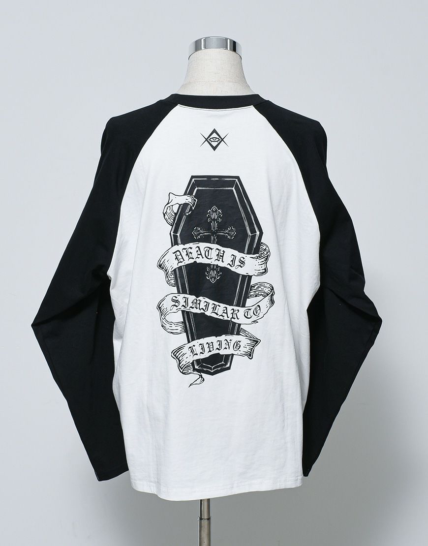 REFLEM【レフレム】ラグランピアスロンT/全2色