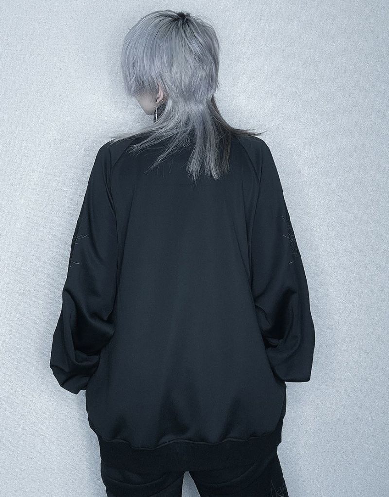 ililil【イルイルイル】【天獄螺蛇】刺繍トラックジャケット ililil【イルイルイル】【天獄螺蛇】刺繍トラックジャケット
