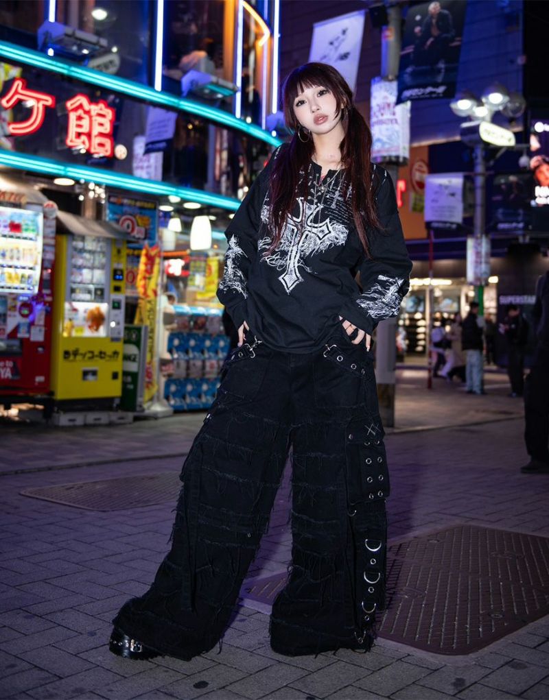 REFLEM レフレム フェイクレイヤード ロンT カットソー Tシャツ REFLEM（レフレム）の「REFLEM×DEATH NOTE フェイクレイヤード