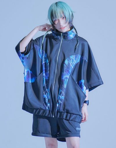 DimMoire【ディムモアール】腕章ショートジャケットII/Black