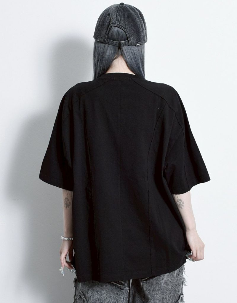 AVAM REFLEMコラボ Tシャツ レフレム 黒 REFLEM レフレム AVAM 限定 2WAY ロゴ Tシャツ カットソー