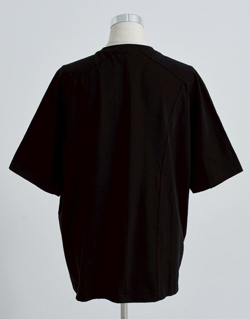 REFLEM レフレム AVAM 2WAY 安全ピン Tシャツ カットソー REFLEM【レフレム】アームカバー付きクロップドTシャツ/全2色