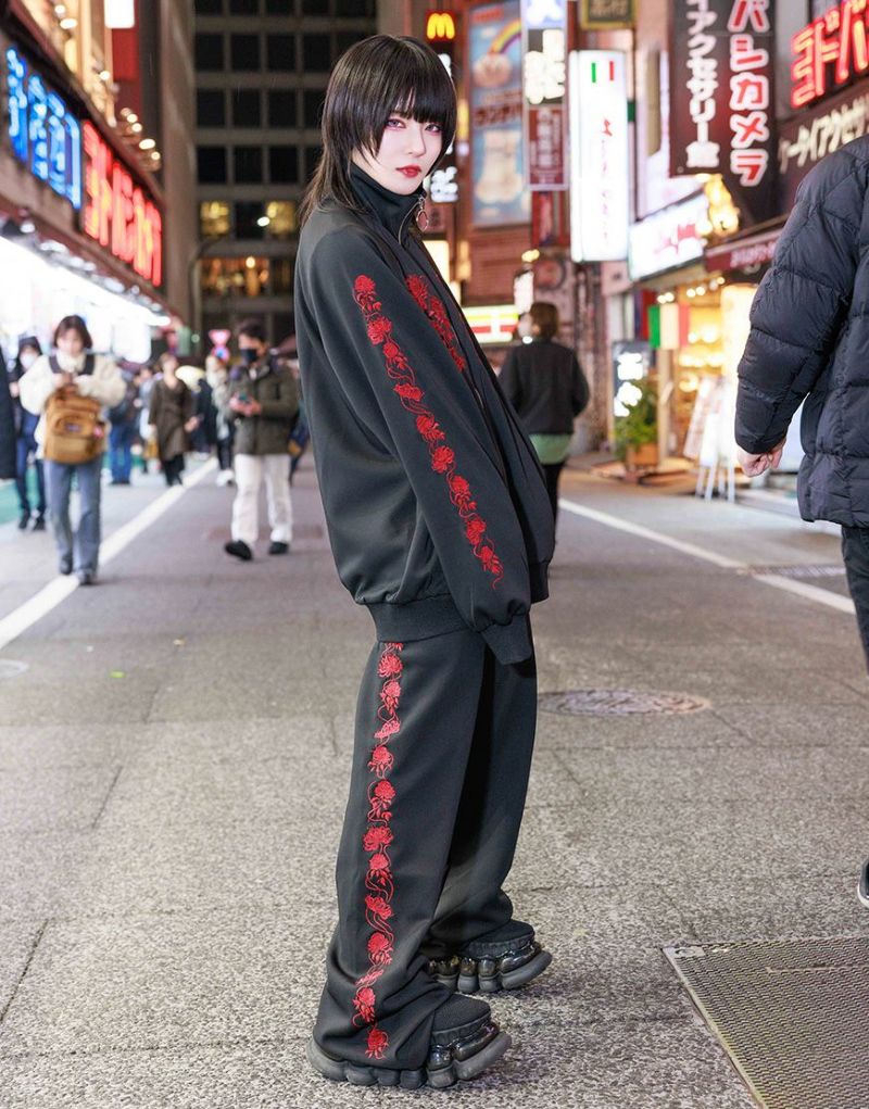 AdaNous　ジャージ　フリーサイズ　アダナス AdaNous【アダナス】曼珠沙華ジャージ tops/全2色