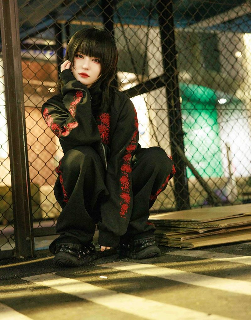 AdaNous【アダナス】曼珠沙華ジャージ tops/全2色