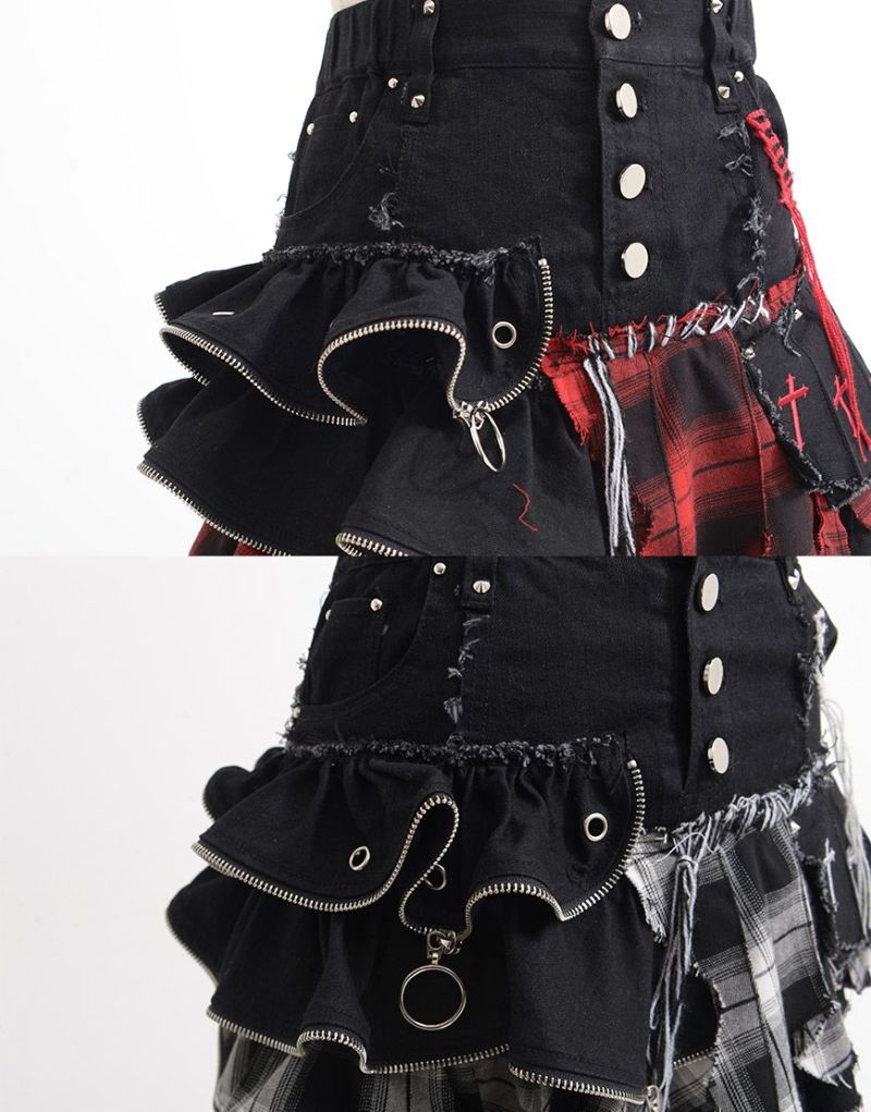 grrr the lipper ガルルザリッパー 白昼夢&黒昼夢パンツ F Grrr the Lipper【ガルルザリッパー】半身創痍ジャージパンツ
