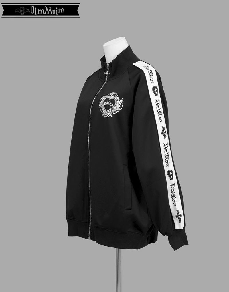 DimMoire【ディムモアール】ロゴプリントジャージトップス/Black DimMoire【ディムモアール】ロゴプリントジャージトップス/Black