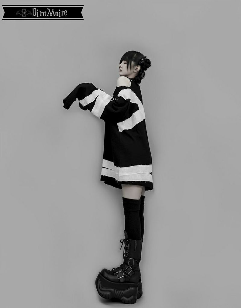 DimMoire ディムモアール 救済の十字ガーゼトップス【Black】