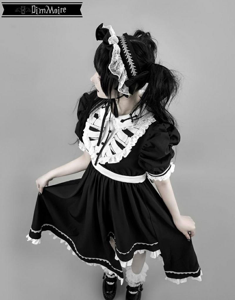 DimMoire【ディムモアール】儚骸ヘッドドレス/Black