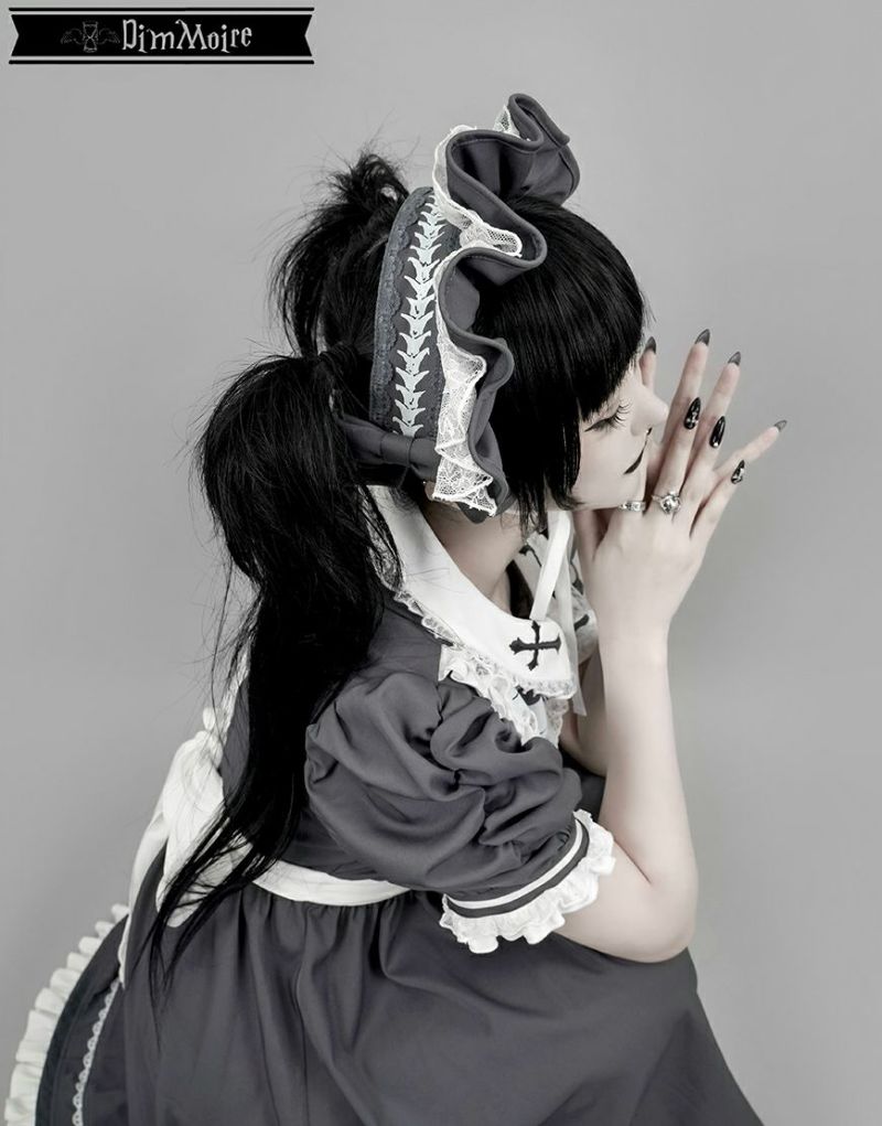 DimMoire 儚骸ヘッドドレス Gray DimMoire【ディムモアール】儚骸ヘッドドレス/Gray