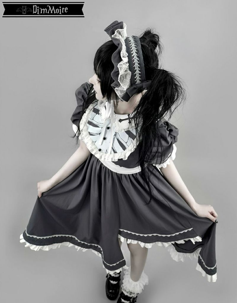 ディムモアール Dimmoire儚骸ヘッドドレス グレー DimMoire【ディムモアール】儚骸ヘッドドレス/Gray