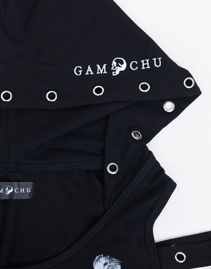 Gamchu【ガムチュ】ボクはずっと日陰にいたいなフード付きスカル