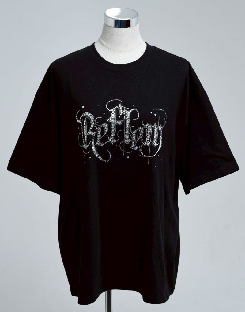 REFLEM【レフレム】ラインストーンロゴ半袖Tシャツ/全3色