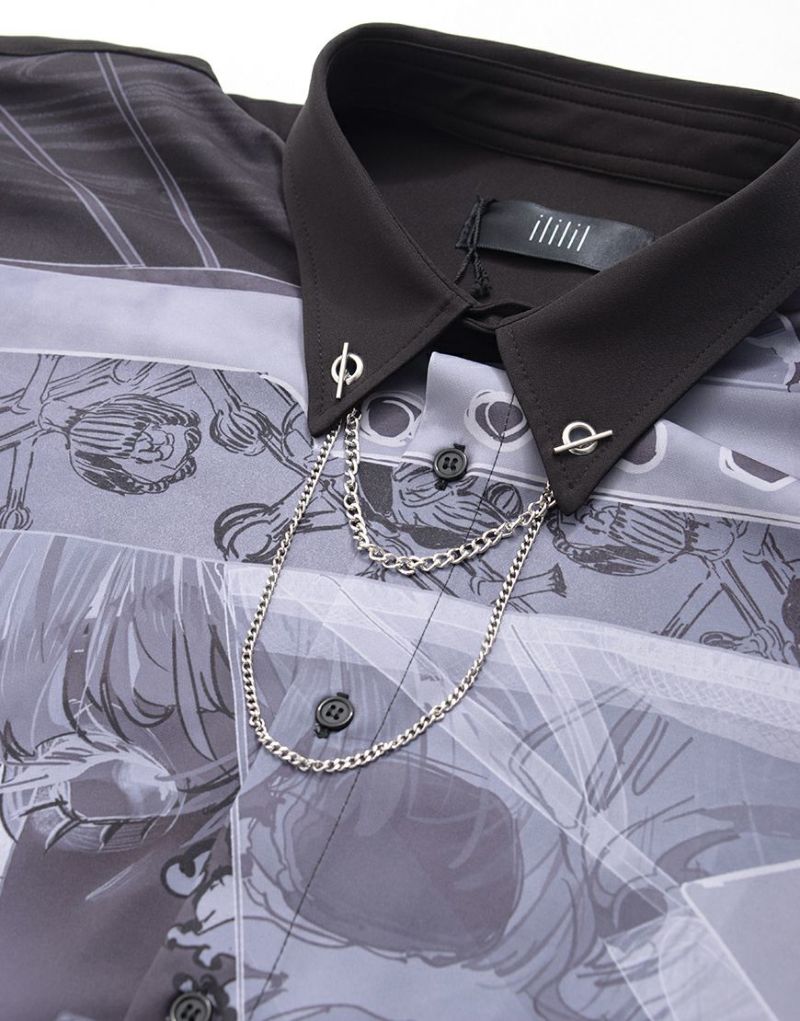 上品コーデはコレで安心！ ililil【イルイルイル】ろるあコラボロングシャツ/全1色 トップス