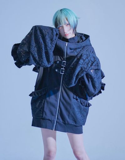 DimMoire【ディムモアール】Gothic BIGフーディ/Black