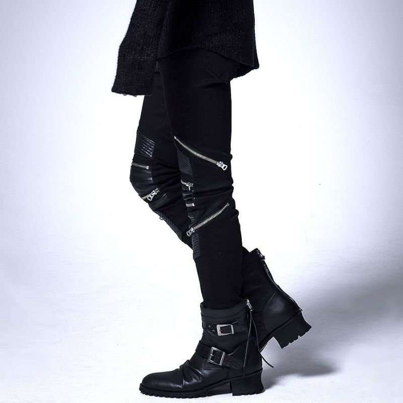 シヴァーライズ CIVARIZE』斜めZIPフラワー総柄マチ付きワイドパンツ（その他