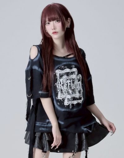 割引購入 REFLEM【レフレム】サイバータクティカル半袖トップス/全3色 トップス