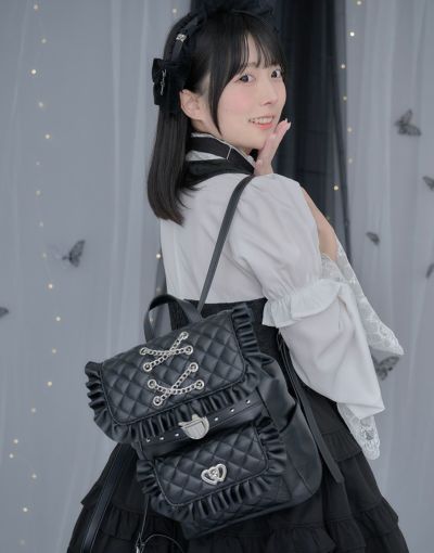 TRAVAS TOKYO バッグ.マジカル総柄PUレザーコンパクトバックパック TRAVAS TOKYO/トラバス トーキョー』PU Back Pack ［Small］くま
