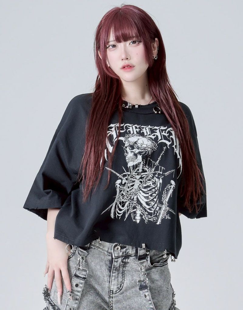 AVAM REFLEMコラボ Tシャツ レフレム 黒 REFLEM - REFLEM レフレム AVAM 限定 2WAY ロゴ Tシャツ