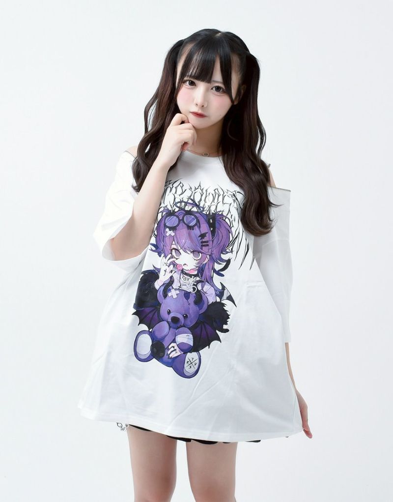 TRAVAS TOKYO【トラバストーキョー】てぃらコラボZIPTシャツ/全2色