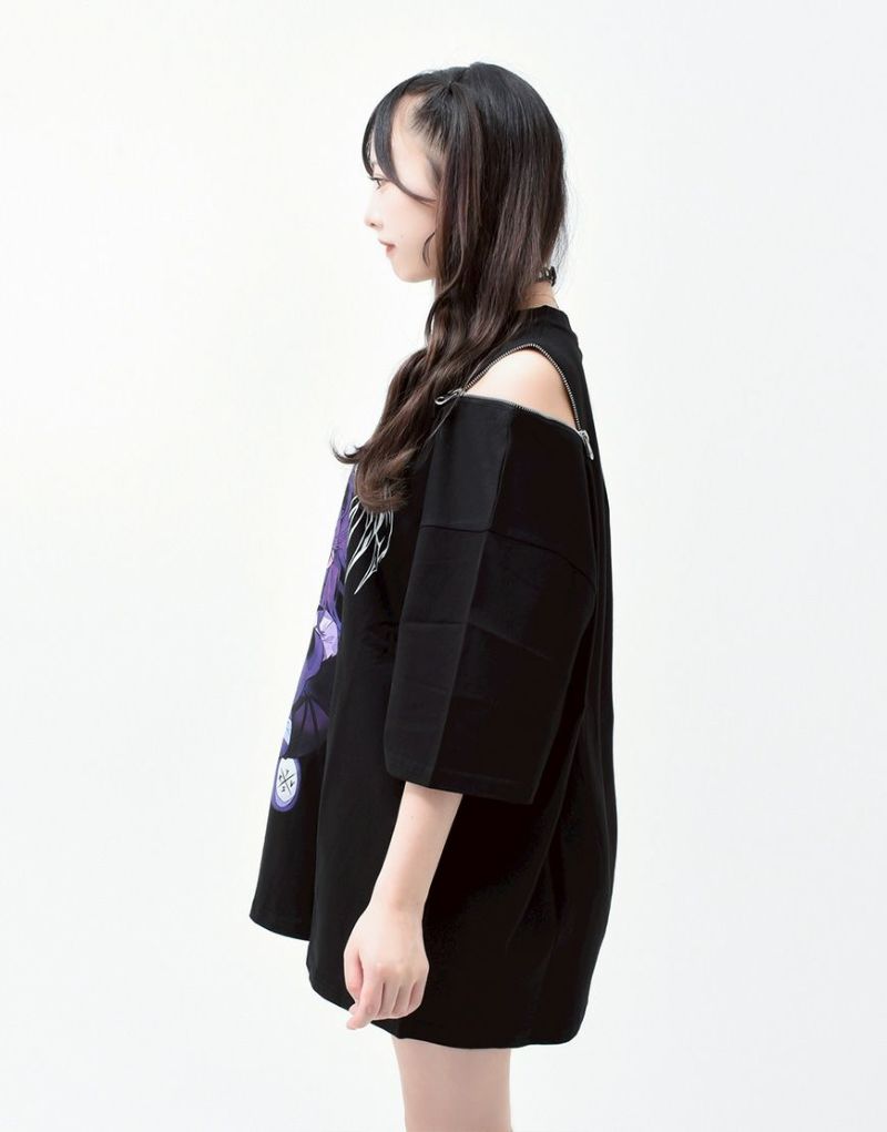 TRAVAS TOKYO【トラバストーキョー】てぃらコラボZIPTシャツ/全2色
