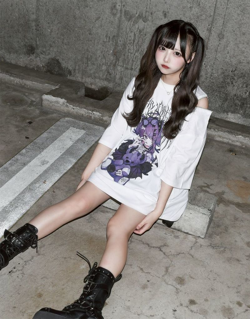 TRAVAS TOKYO【トラバストーキョー】てぃらコラボZIPTシャツ/全2色
