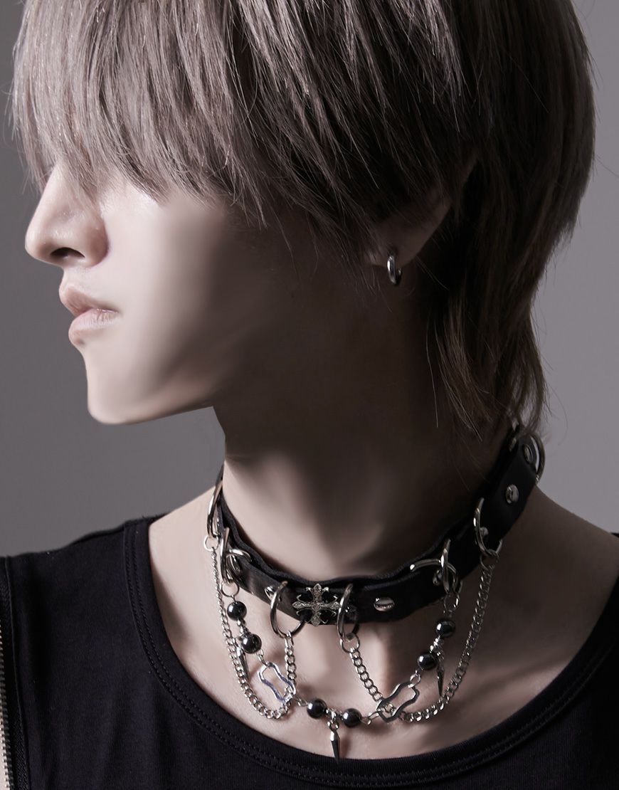 ACRO SELECT【アクロ セレクト】Dカンクロスチェーンチョーカー/全1色