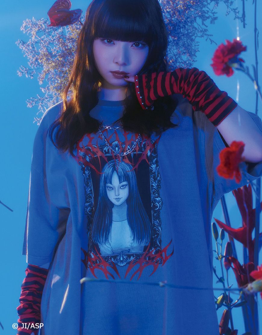 伊藤潤二×REFLEM 富江Tシャツ REFLEM【レフレム】伊藤潤二×REFLEM 富江Tシャツ/全2色