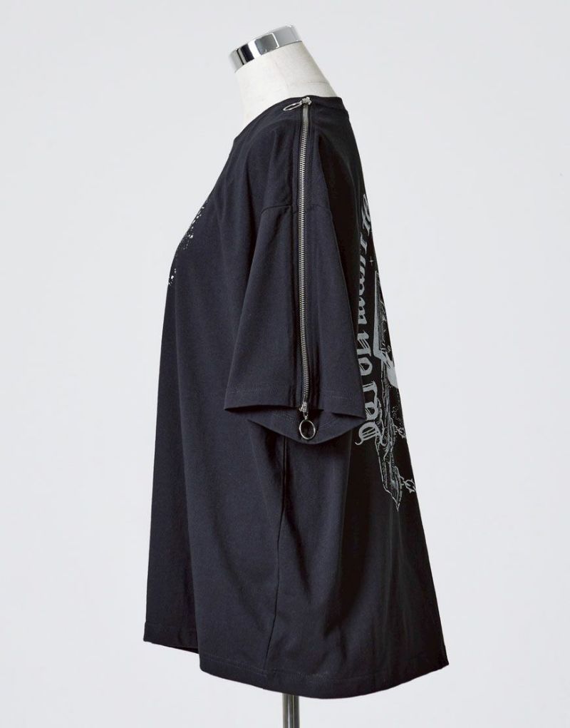『REFLEM/レフレム』ショルダーZIPデザインTシャツ REFLEM tシャツ Tシャツ 『REFLEM/レフレム』ショルダーZIP