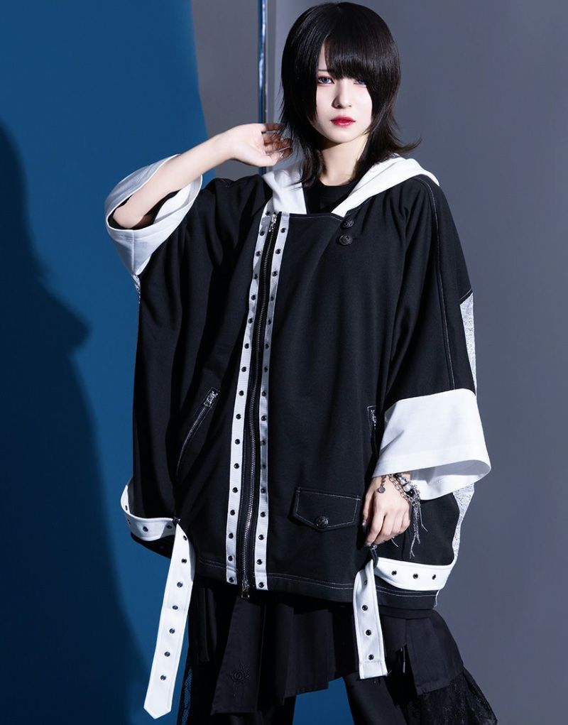 『AdaNousアダナス』AdaNous riders-style hoodie ACRO TOKYO][AdaNous] Flowing Riders-Style Hoodie