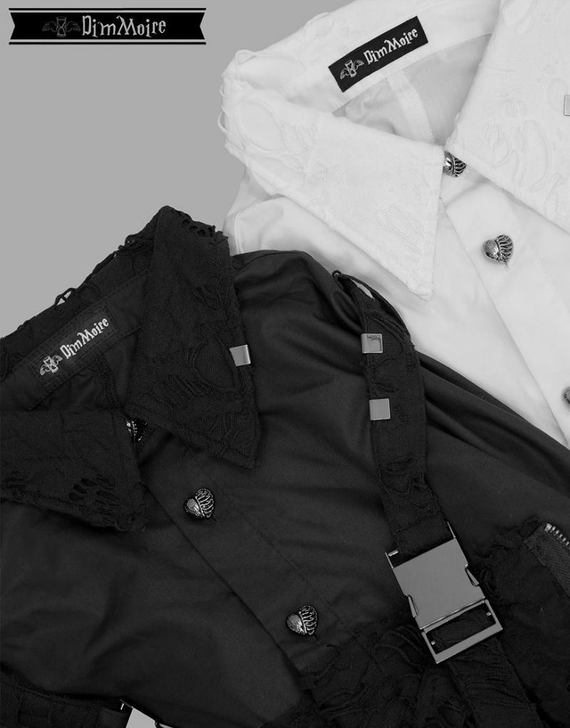 DimMoire ディムモアール 監禁ハーネスシャツ【White】 DimMoire【ディムモアール】監禁ハーネスシャツ/Black