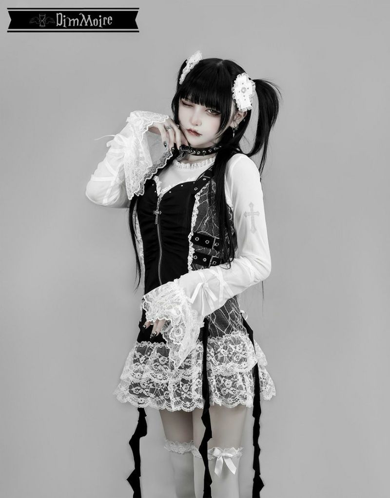 DimMoireディムモアール 十字の誓いシアーインナー【Black】 Lサイズ 十字の誓いシアーインナー【White】 | DimMoire