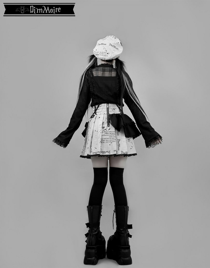 DimMoire【ディムモアール】荊棘リボンタイブラウス/Black