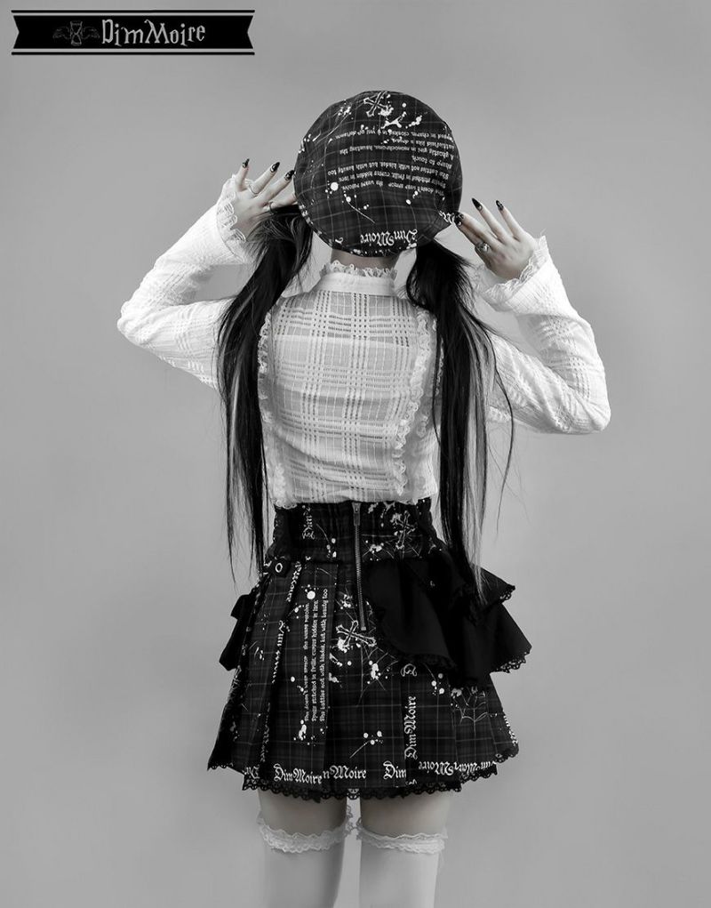 『本日発送』【新品未使用】DimMoire ベレー帽 🖤💀 𝕯𝖎𝖒𝕸𝖔𝖎𝖗𝖊 𝕾𝖊𝖕𝖙𝖊𝖒𝖇𝖊𝖗 𝟐𝟎𝟐𝟓