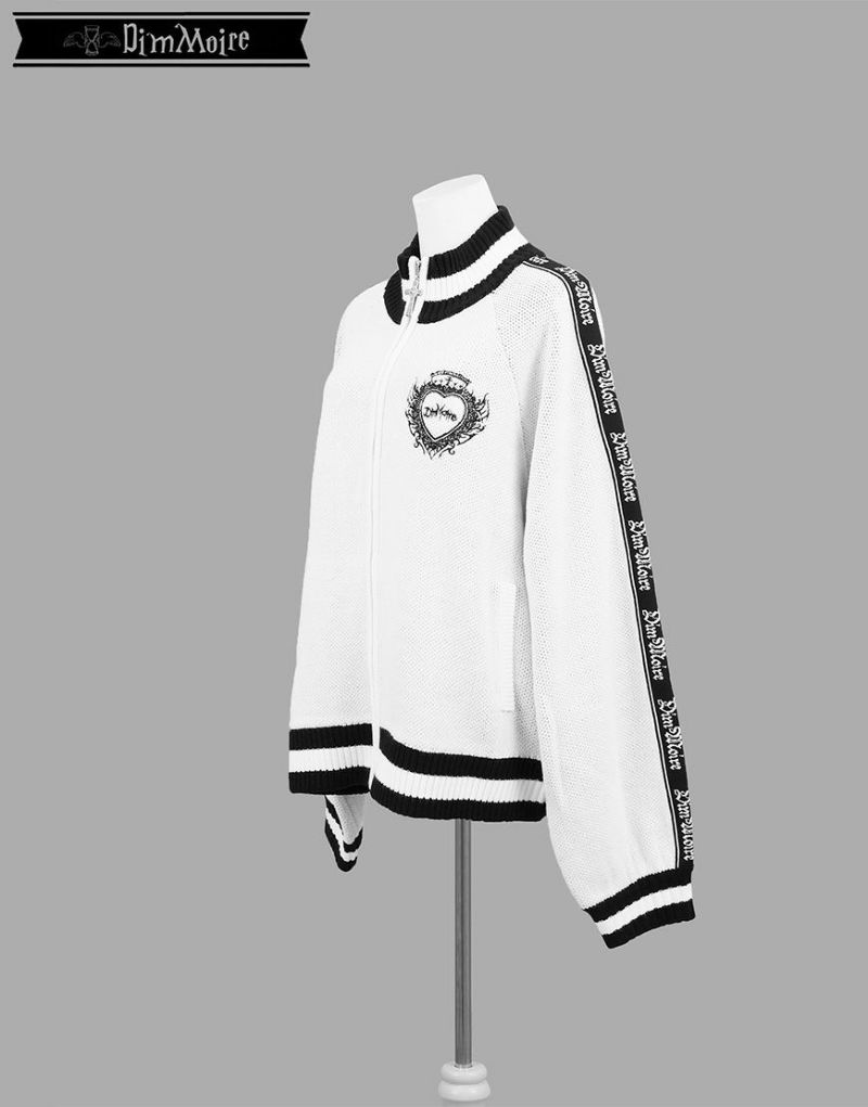 DimMoire ZIPシャツ ホワイト DimMoire/ZIPシャツ/White
