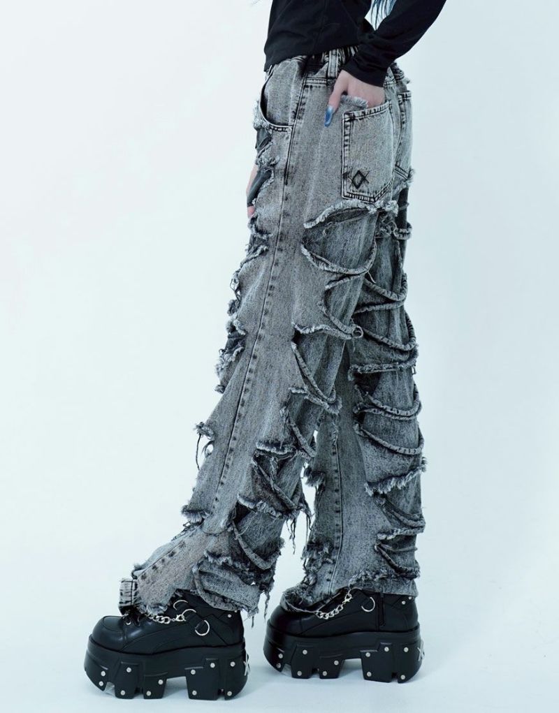 REFLEM【レフレム】レイヤードクラッシュデニム/全2色