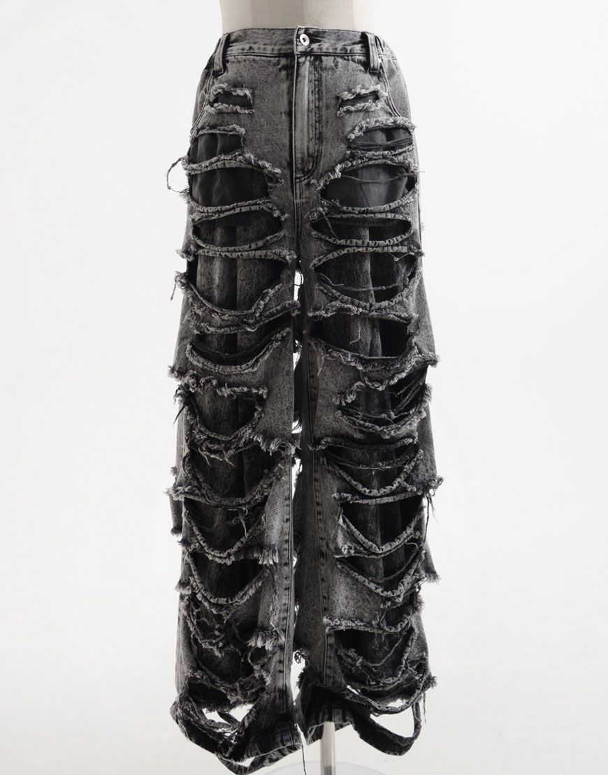 REFLEM【レフレム】レイヤードクラッシュデニム/全2色