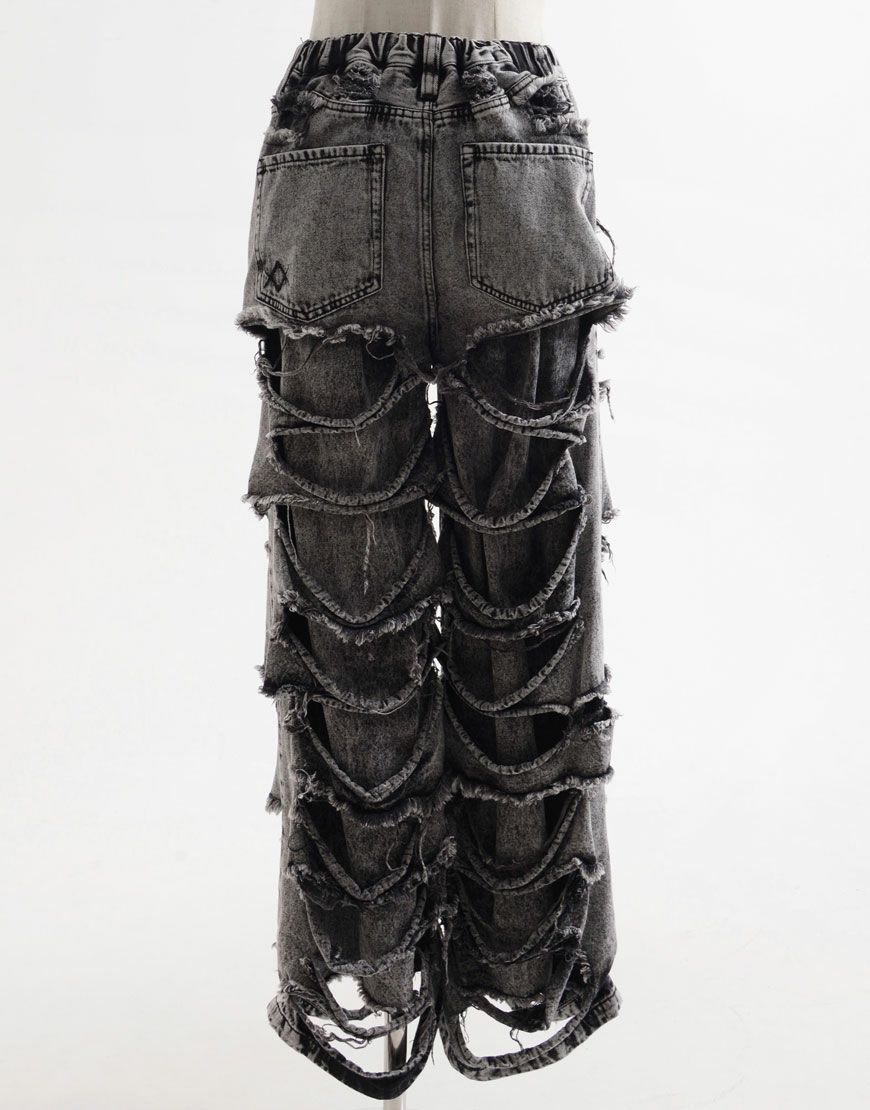 REFLEM【レフレム】レイヤードクラッシュデニム/全2色