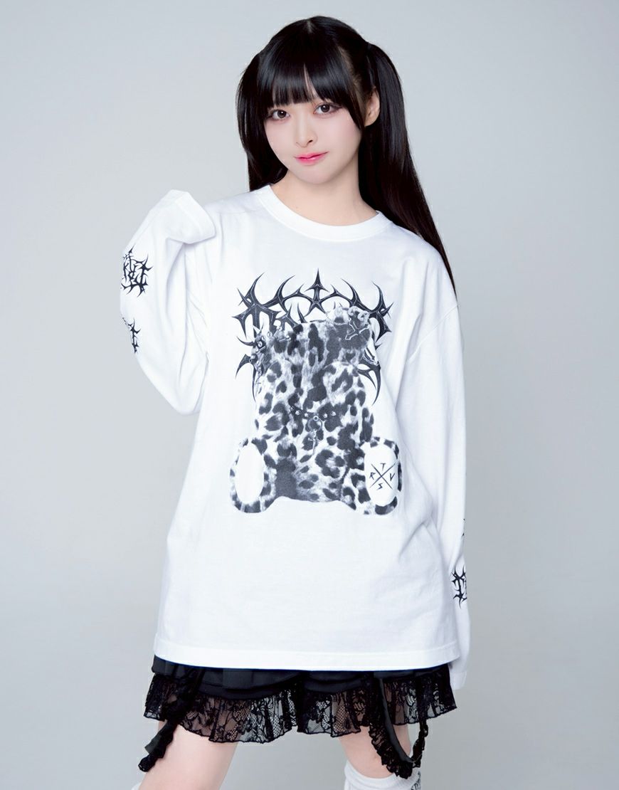 TRAVAS TOKYO【トラバストーキョー】クマ総柄浴衣 ホワイト TRAVAS