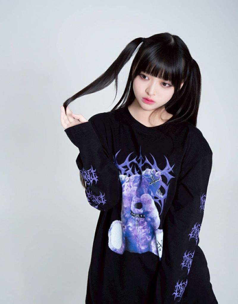 TRAVAS TOKYO【トラバストーキョー】クマプリントロンT/全4色