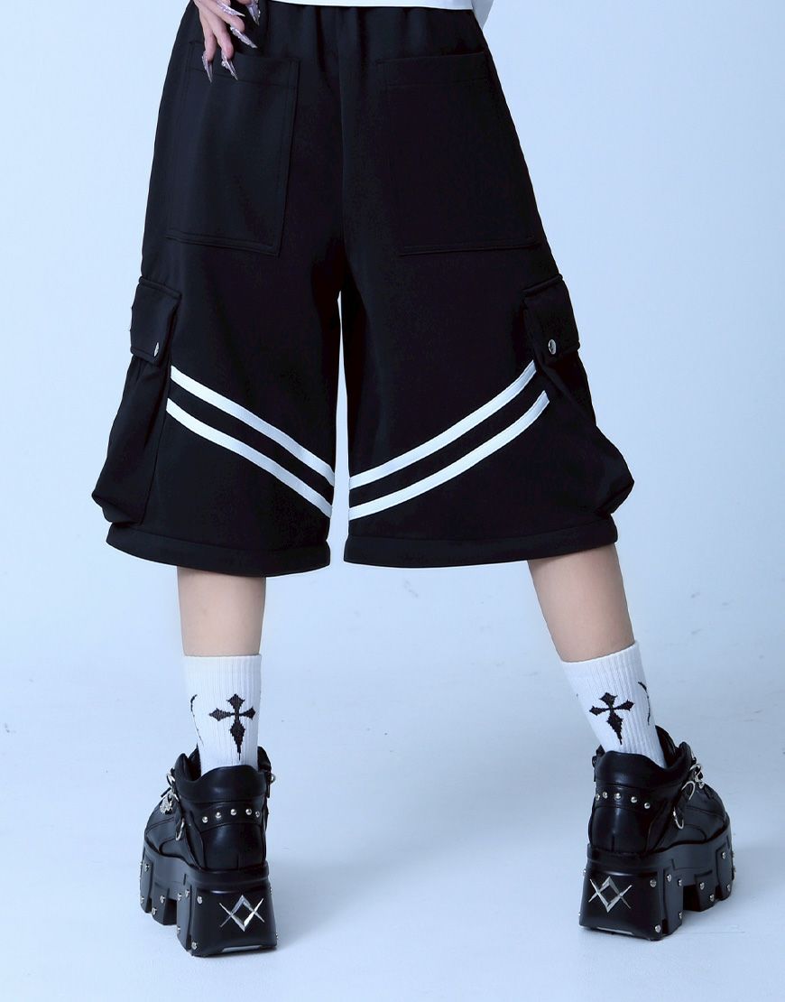 REFLEM【レフレム】2WAYワイドカーゴジャージパンツ/全2色