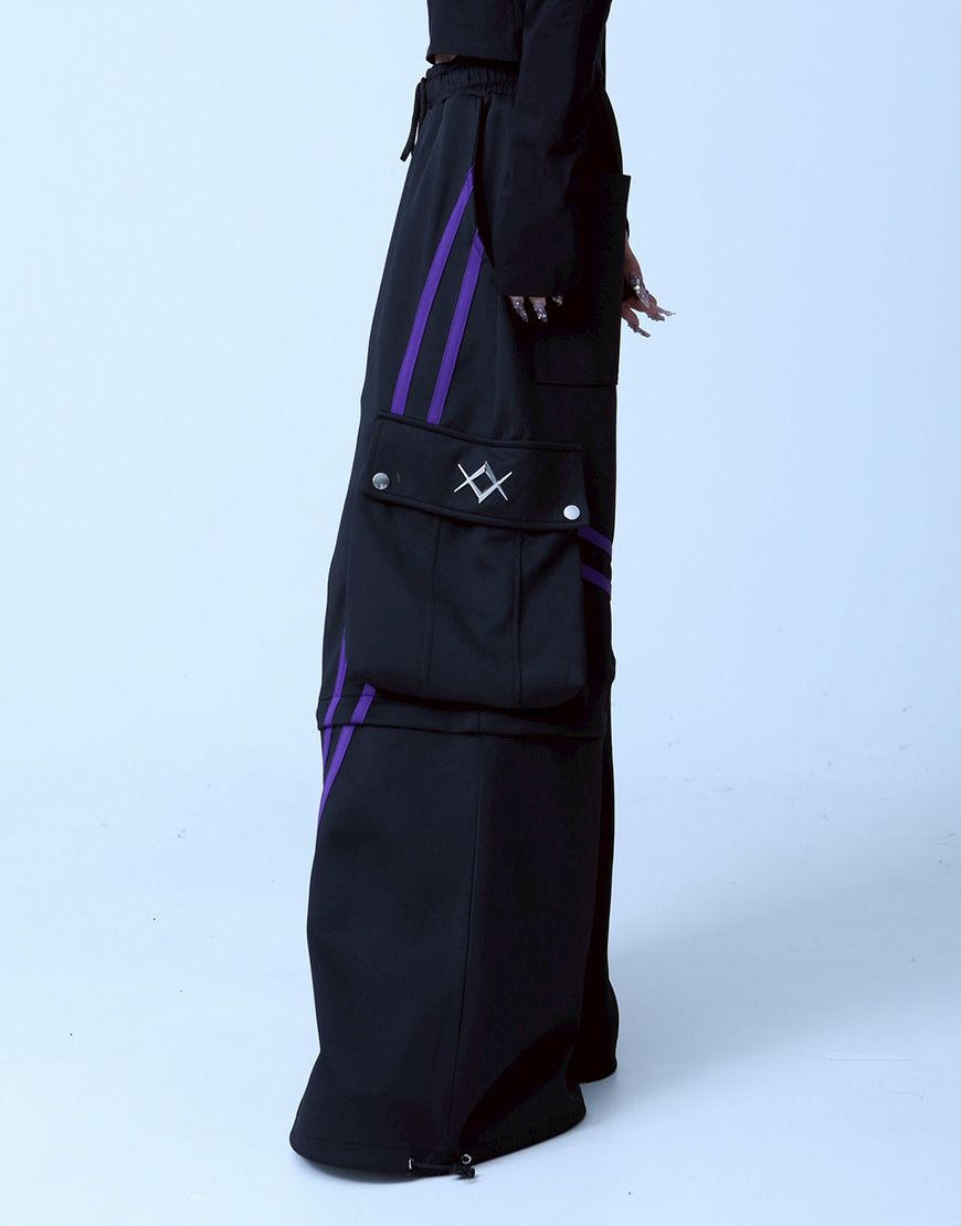 REFLEM【レフレム】2WAYワイドカーゴジャージパンツ/全2色