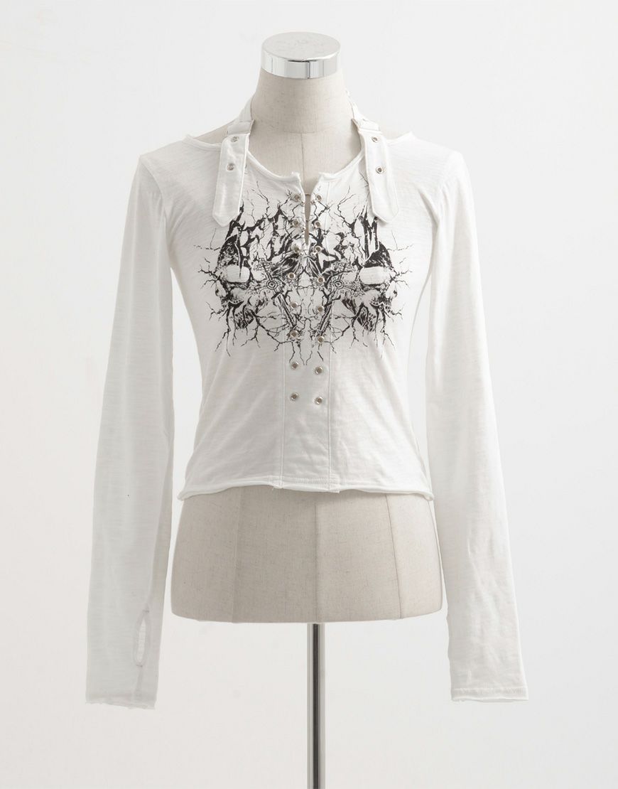 ふ*う様 REFLEM【レフレム】ホルターネック長袖カットソー REFLEM【レフレム】ホルターネック長袖カットソー/全2色