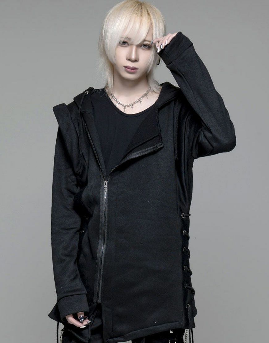 DimMoire【ディムモアール】ロゴプリントジャージトップス/Black