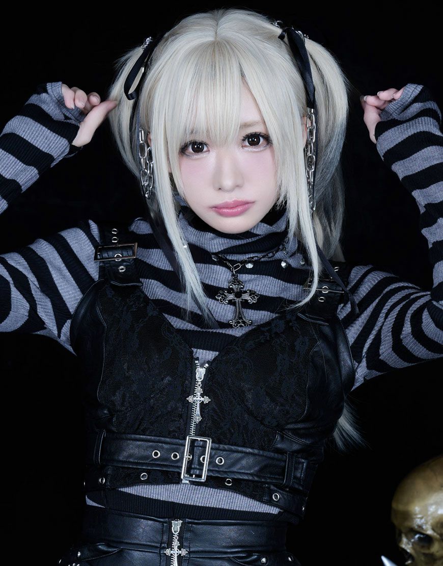 Grrr the Lipper【ガルルザリッパー】昏睡レザービスチェ ブラック Grrr the Lipper【ガルルザリッパー】昏睡レザービスチェ/全2色