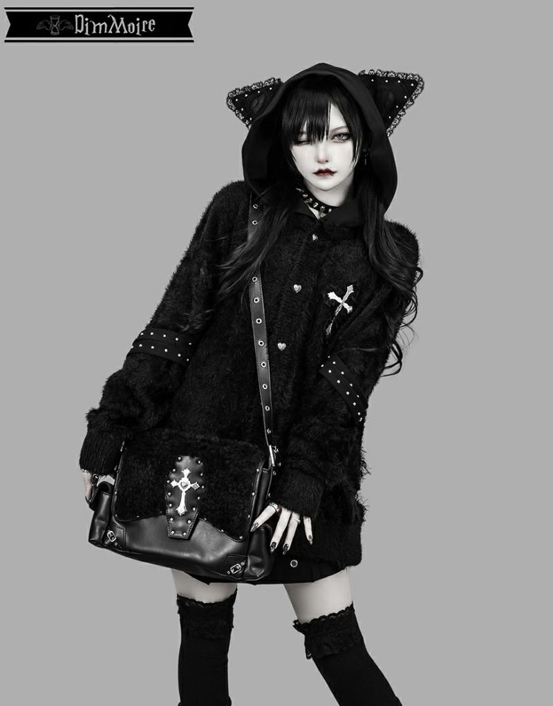 DimMoire【ディムモアール】ミッドナイトドロップバッグ/Black