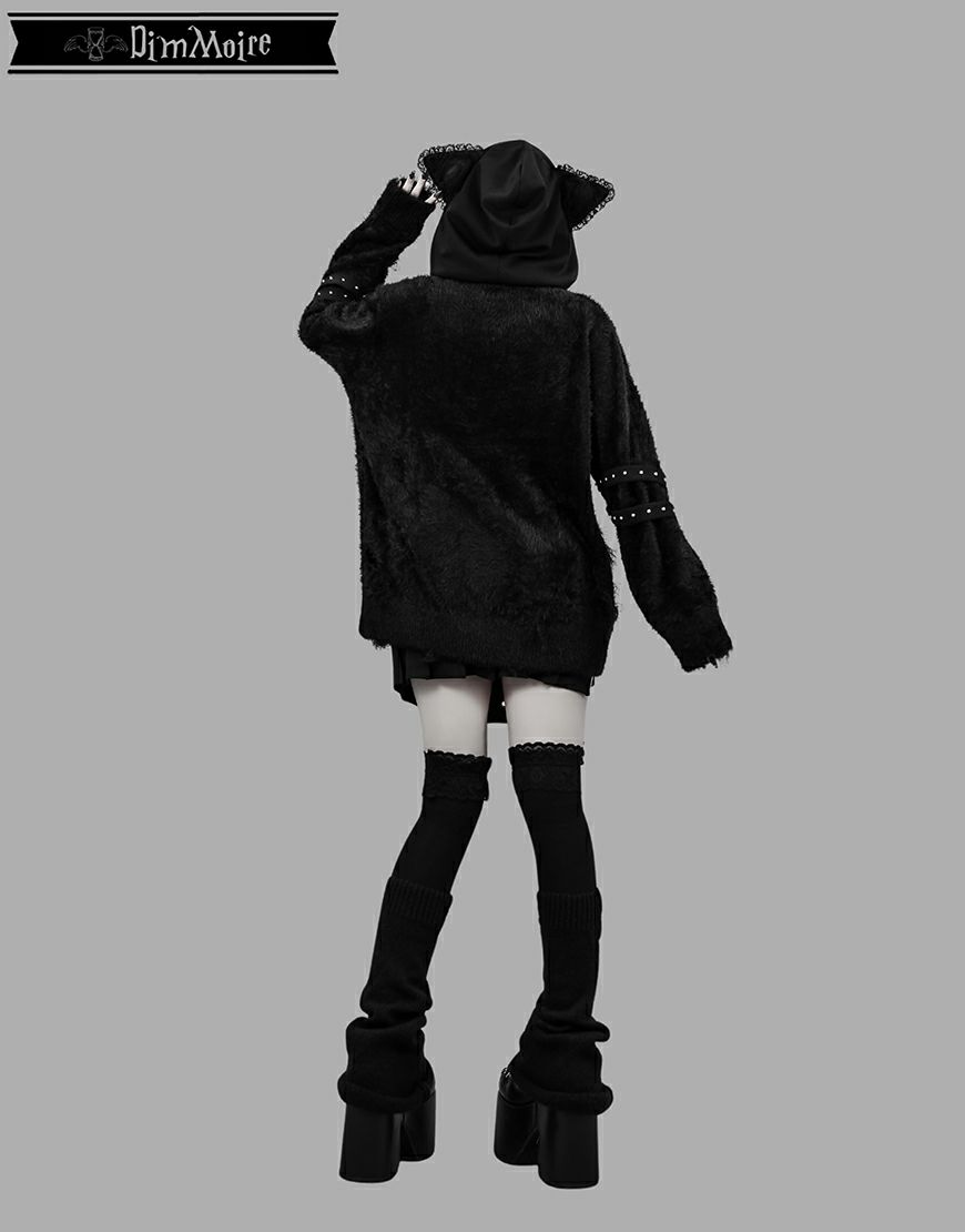 Evil Catカーディガン DimMoire【ディムモアール】Evil Catカーディガン/Black
