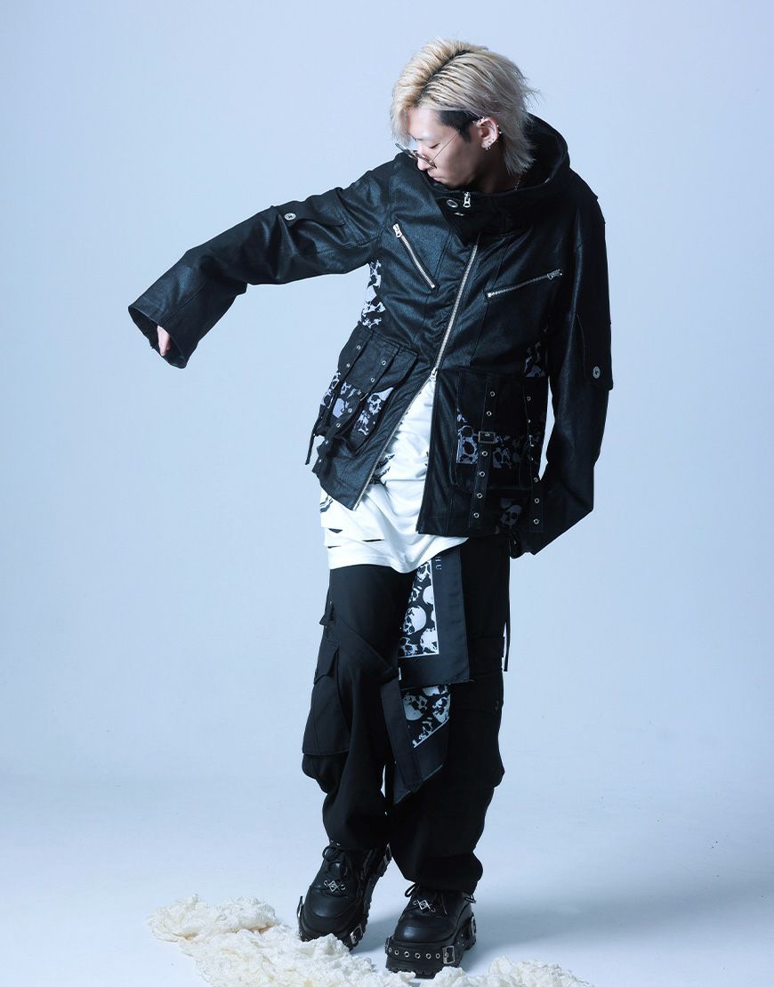 Gamchu【ガムチュ】『Jhaekek/ジャケック』Coated High-Neck Cargo