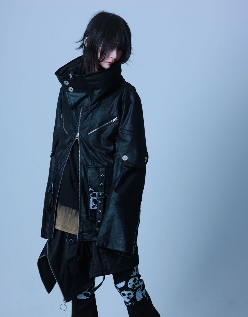Gamchu【ガムチュ】『Jhaekek/ジャケック』Coated High-Neck Cargo