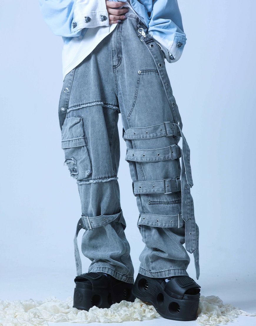 Grrr the Lipper【ガルルザリッパー】半身創痍ジャージパンツ♪/全2色